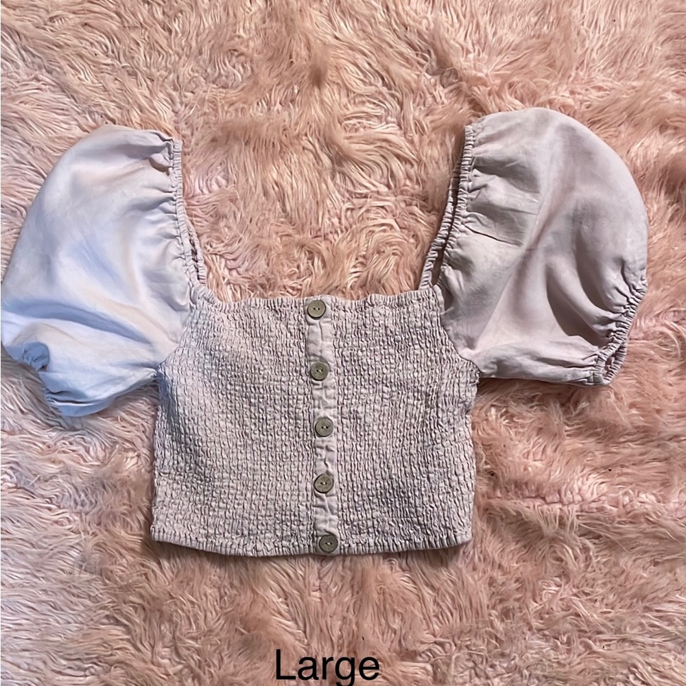 Women’s Puff Crop-top